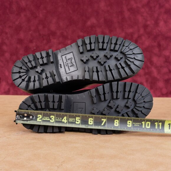 Marc Fisher Women Pirro Chelsea Platform Black Leather Ankle Boots size 8.5 - Picture 5 of 9